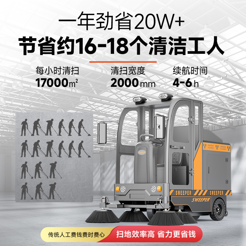 榮事達(dá)掃地機 RS-CAR180駕駛式掃地機